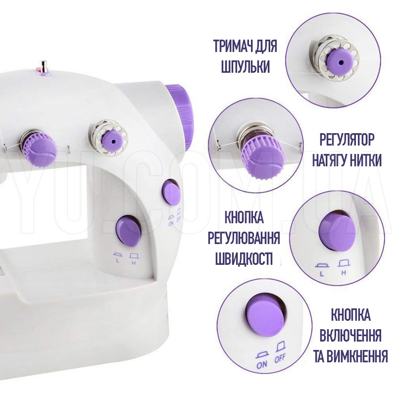 Швейна машинка портативна 4 в 1 Mini Sewing Machine Швейна машинка портативна 4 в 1 Mini Sewing Machine